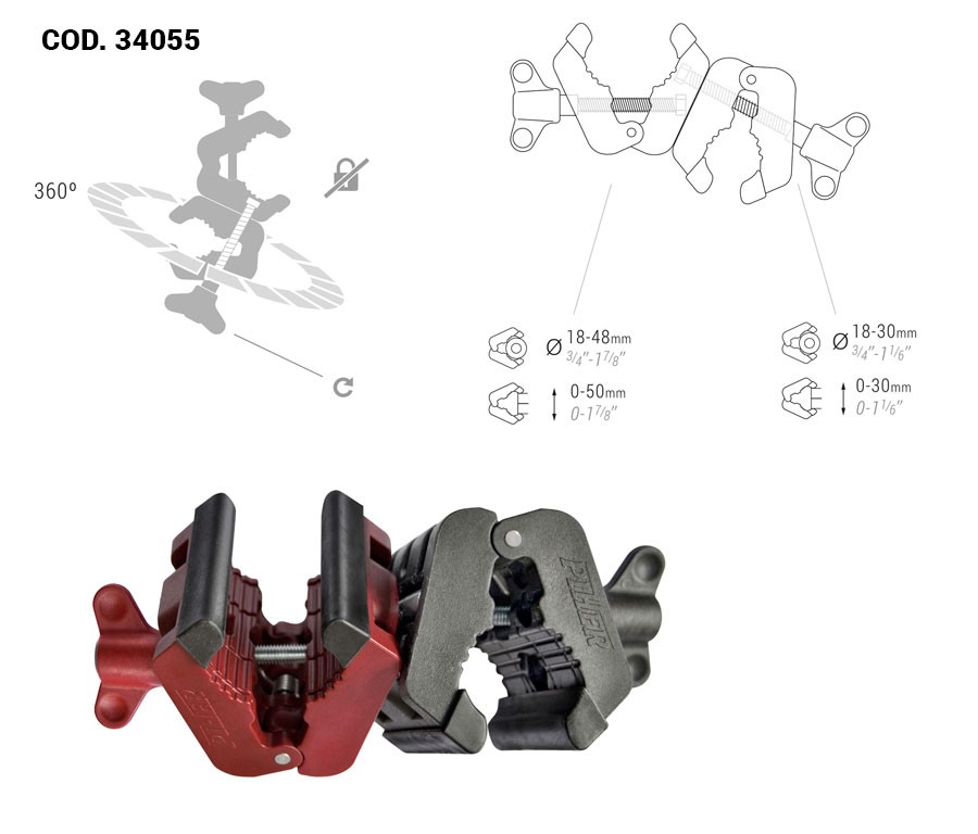 PINZA MULTICLAMP DOBLE