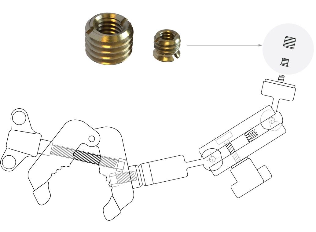 ACCESORIO ADAPTADOR ROSCA 3/8
