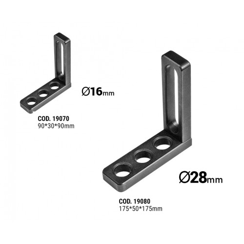ESCUADRA TF  Ø16 MM  90*30*90
