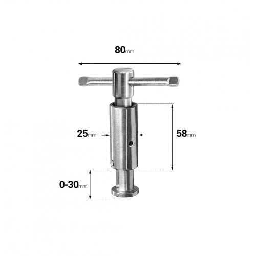Dispositivo de presión soldable