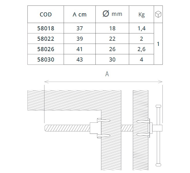 Husillo de Banco de Carpintero