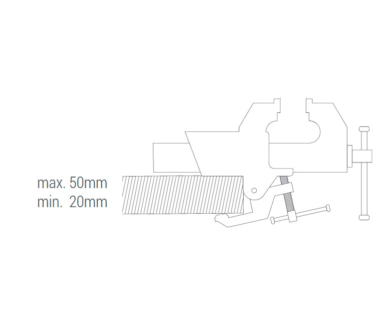 Tornillo Portatil de Guía Cuadrada