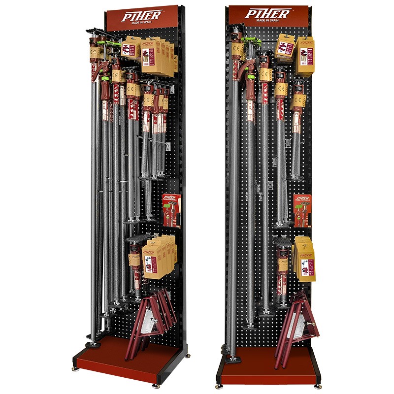 Expositor tornillos de apriete lineal 50 cm.