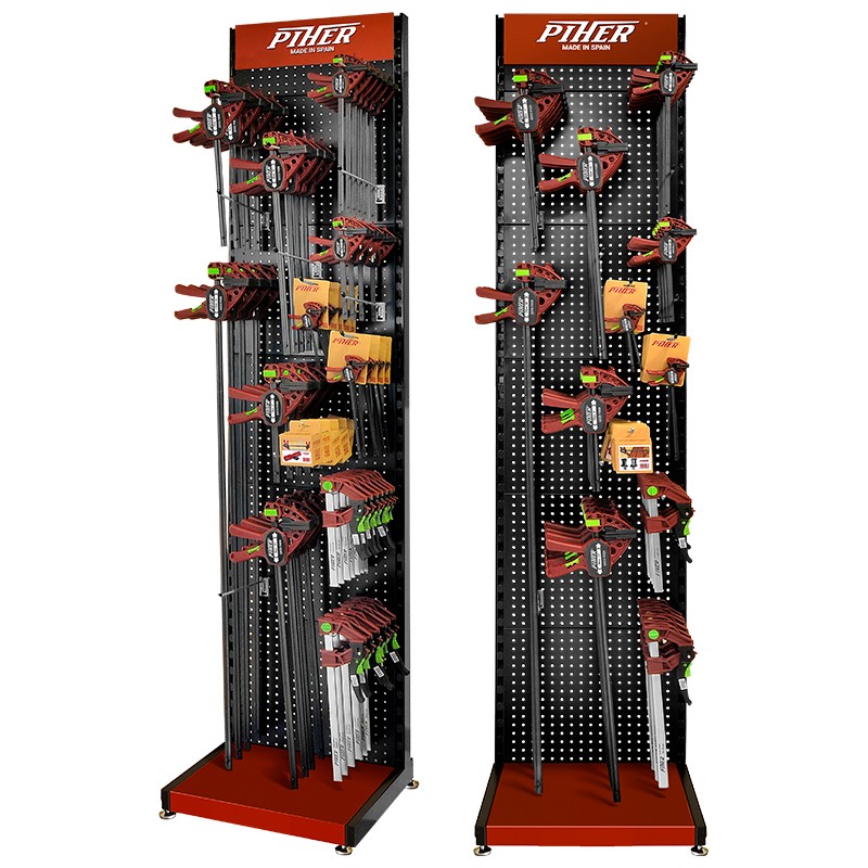 Expositor tornillos de apriete lineal 50 cm.