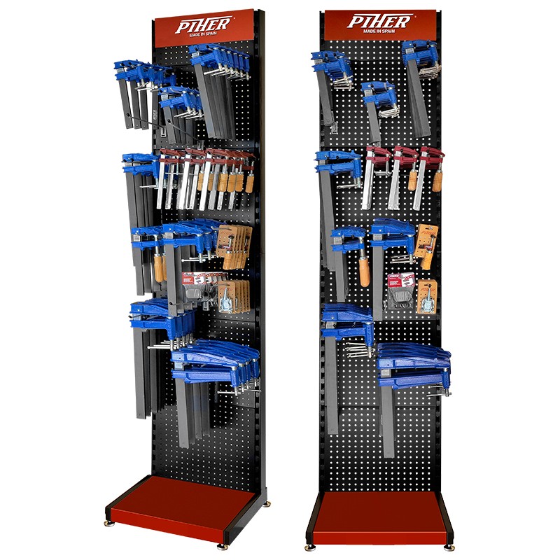 Expositor tornillos de apriete lineal 50 cm.