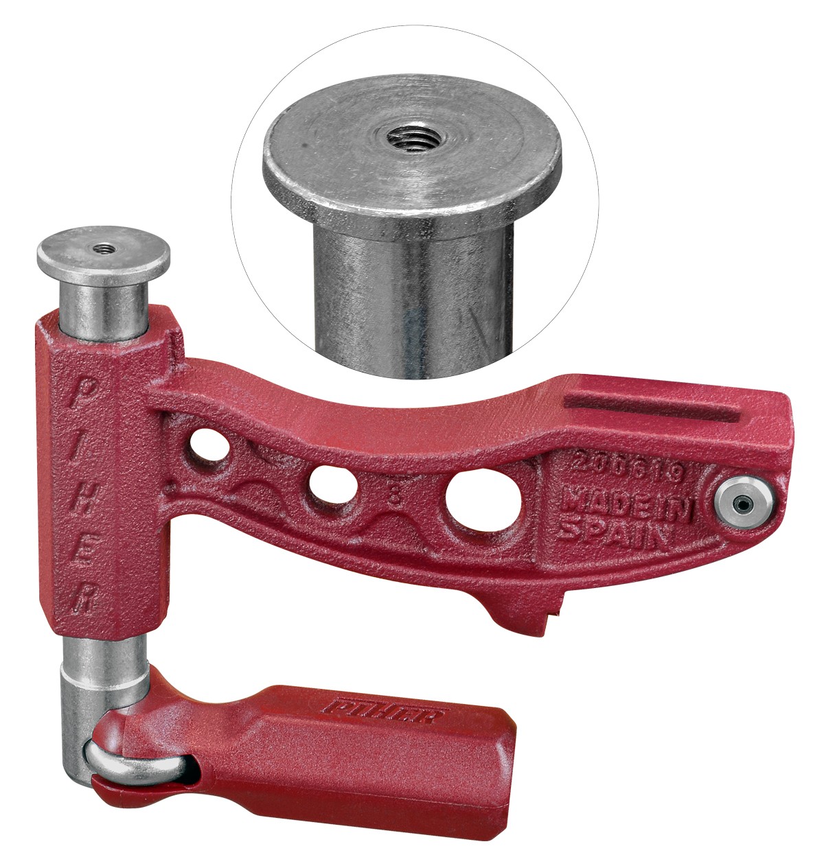 Cabezal móvil tornillo apriete Maxipress F & R roscados M6