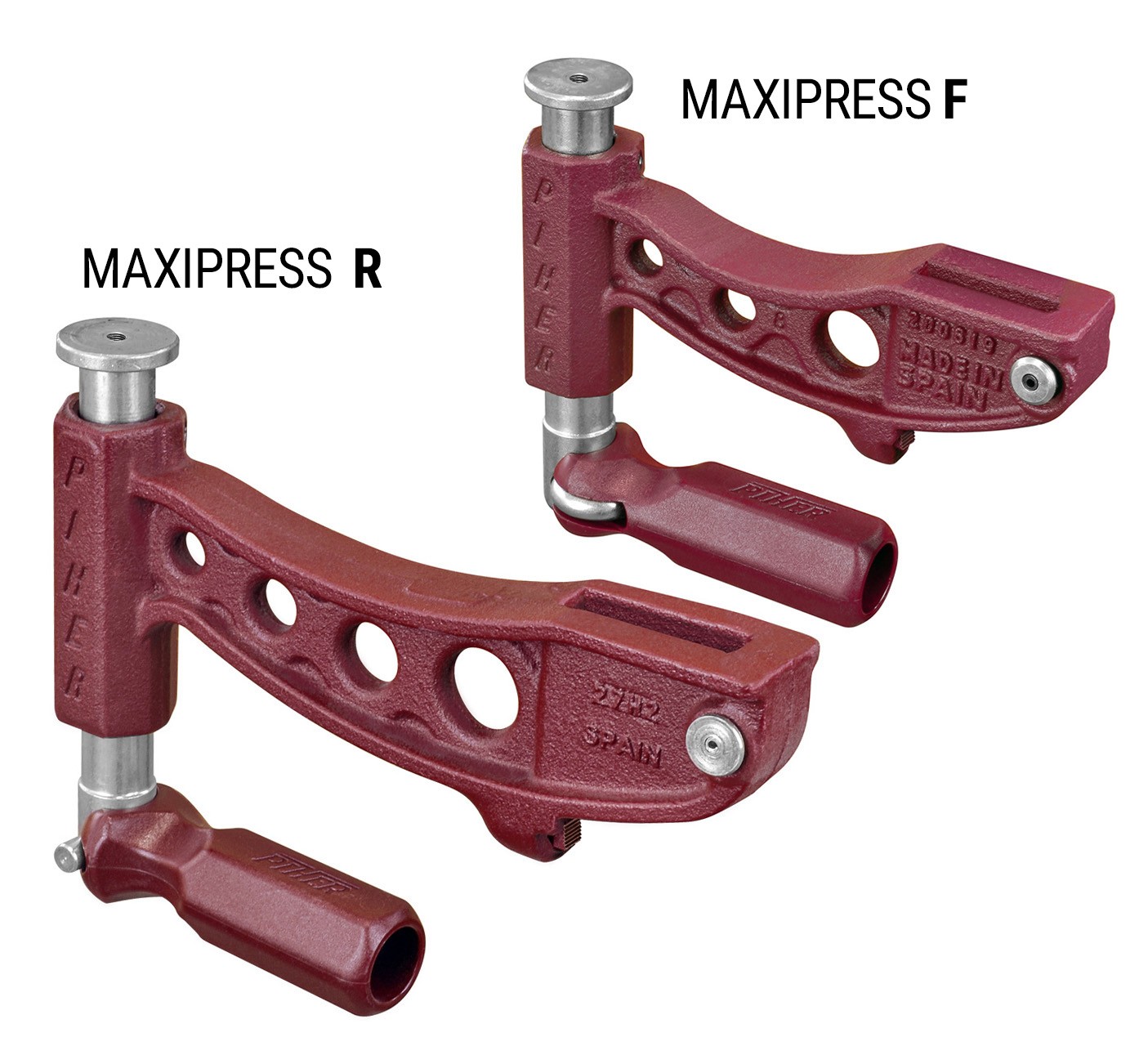 Cabezal móvil tornillo apriete Maxipress F & R roscados M6