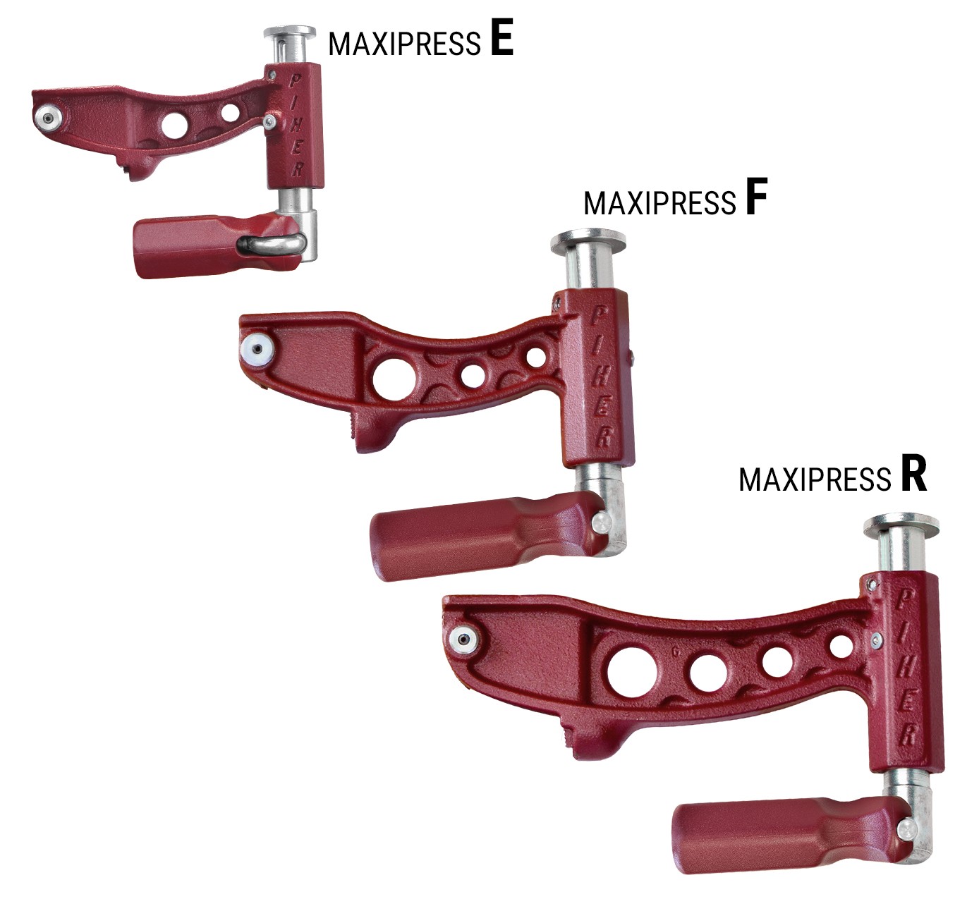 Cabezal móvil tornillo de apriete sistema émbolo Maxipress