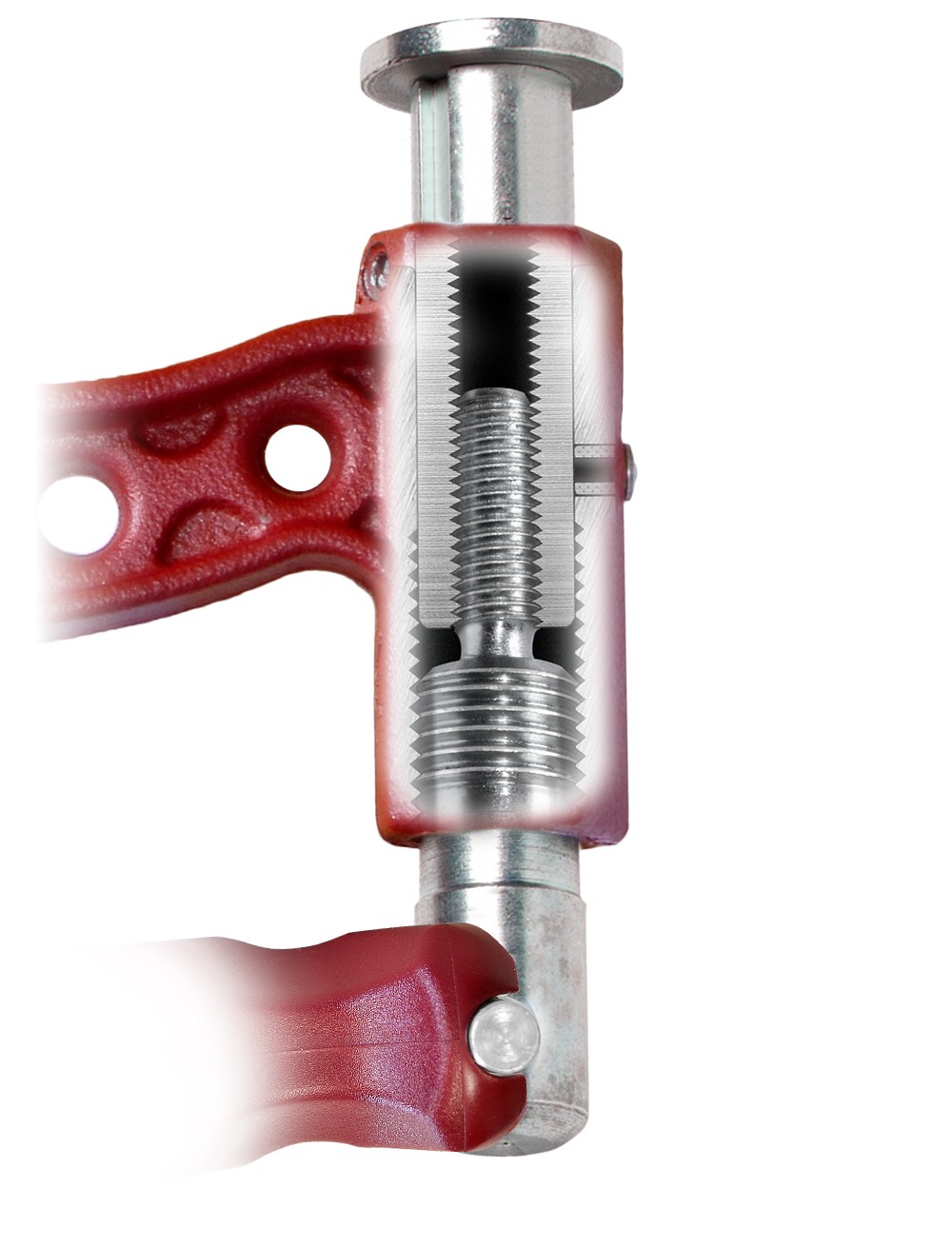 Cabezal móvil tornillo de apriete sistema émbolo Maxipress