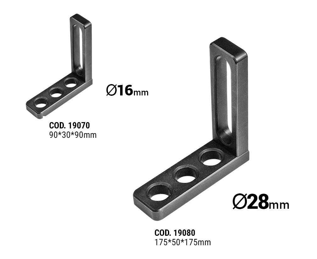 ESCUADRA TF  Ø16 MM  90*30*90