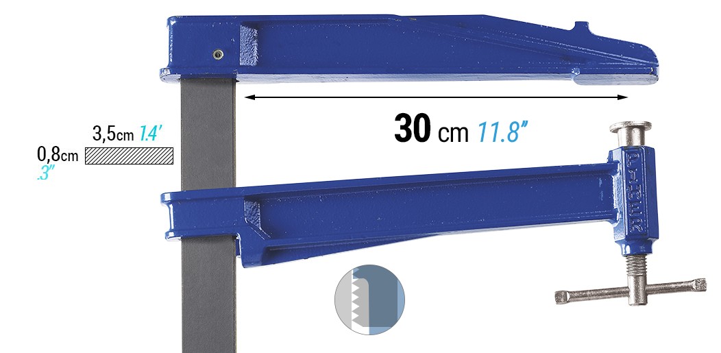 Tornillo de apriete aprieto émbolo alcance especial