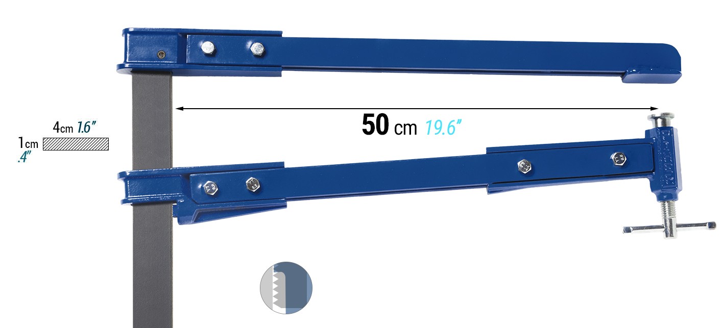 Tornillo de apriete sistema émbolo alcance especial