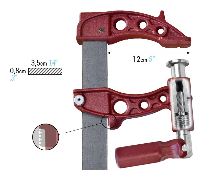 Tornillo de apriete sistema de émbolo Maxipress