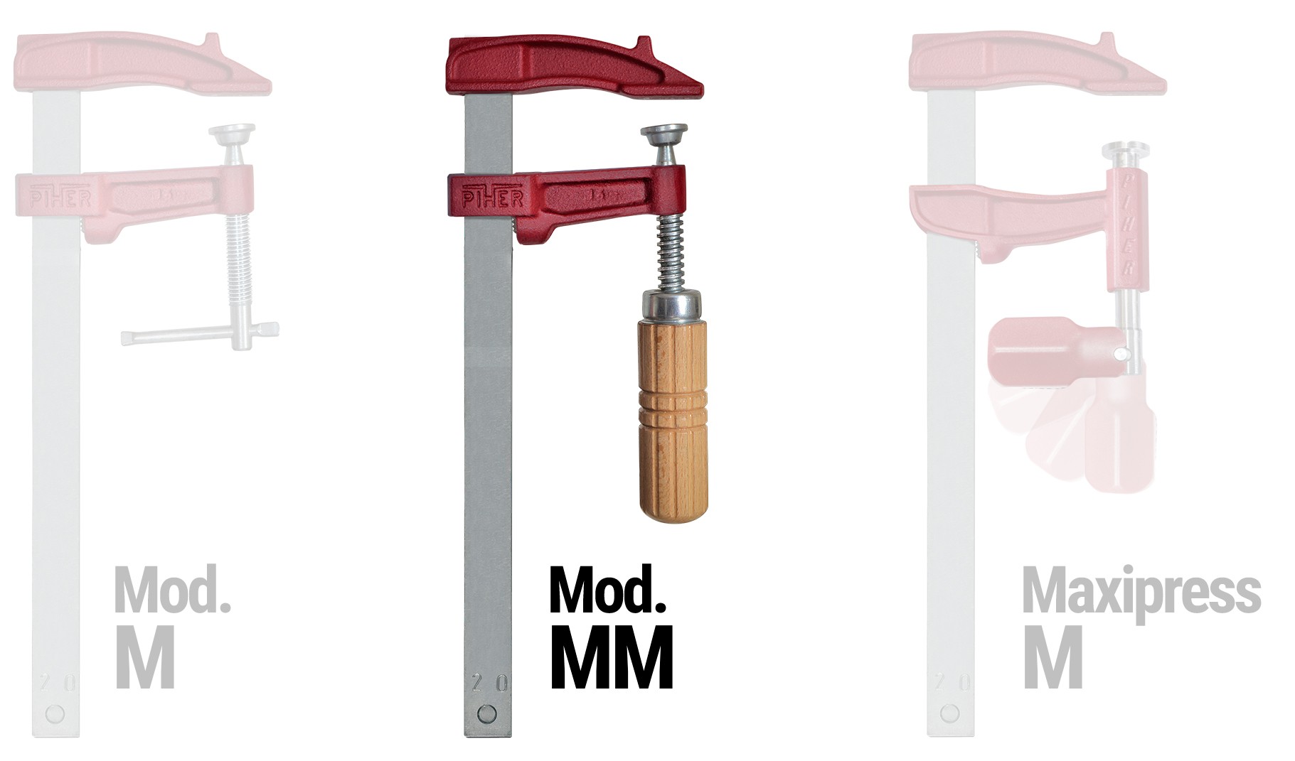 Tornillo apriete Marqueteria Mango Madera