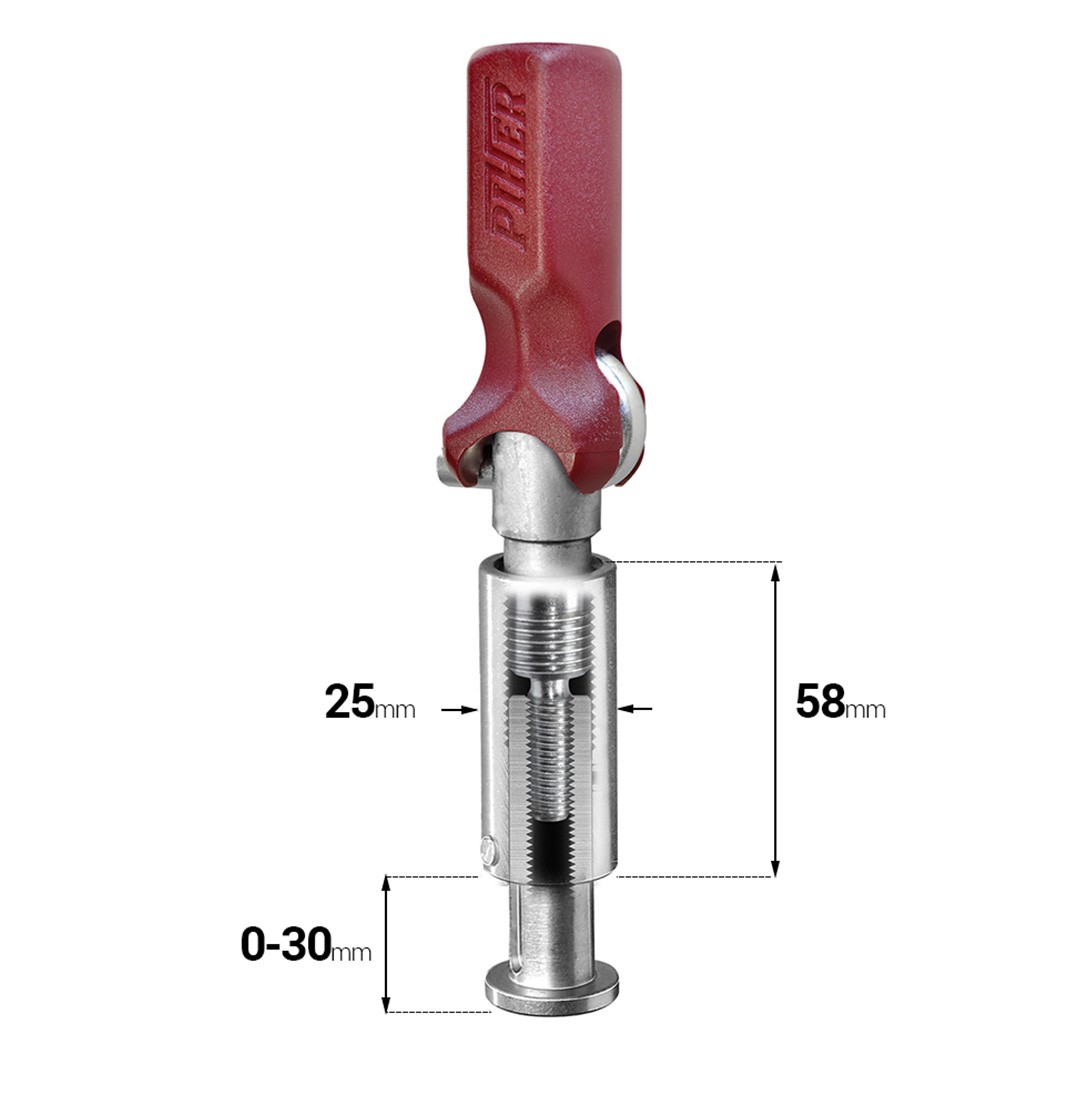 Dispositivo de Presión con Mango Abatible