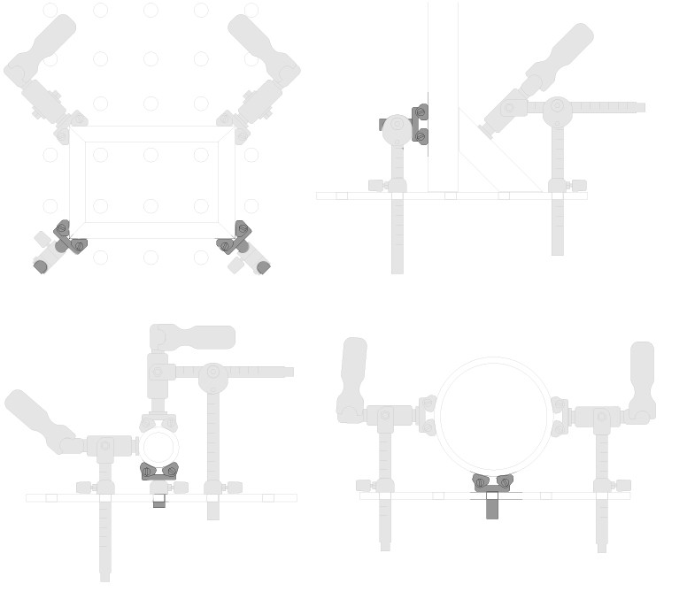 TCP- Adaptador para Tubos con barra