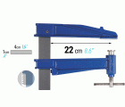 Tornillo de apriete sistema émbolo alcance especial