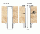 TCP - Casquillo adaptador para Bancos de Madera