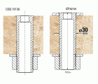 TCP - Casquillo adaptador para Bancos de Madera