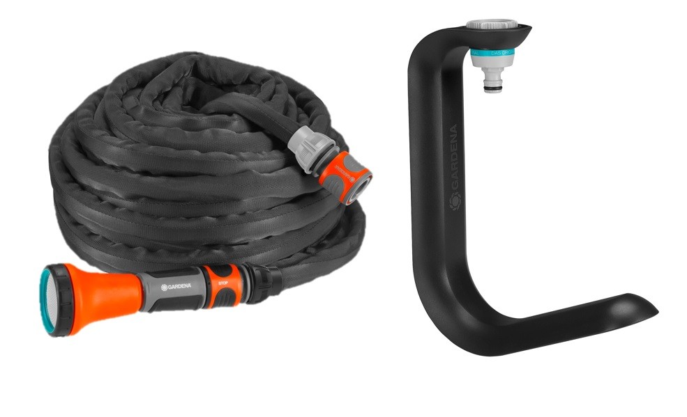TapFix para almacenamiento de manguera Liano ™ + 15 m manguera textil Liano ™