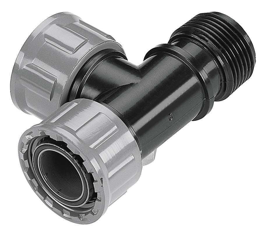 Pieza en “T” para válvula GARDENA