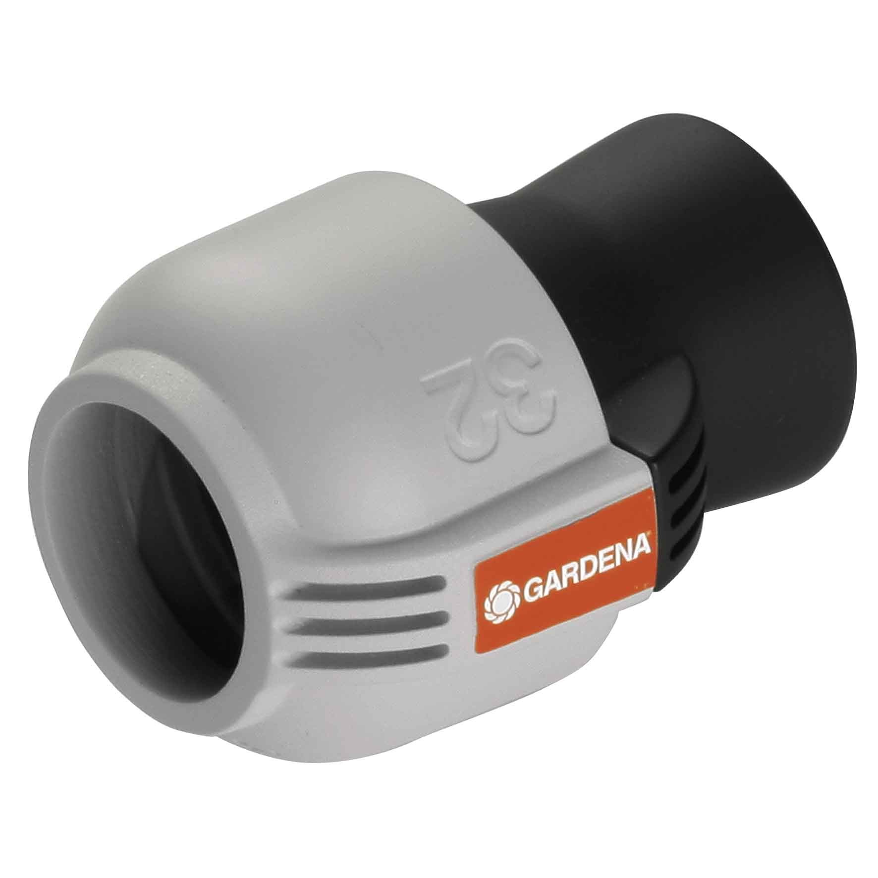 Conector de 32 mm y rosca hembra de 1