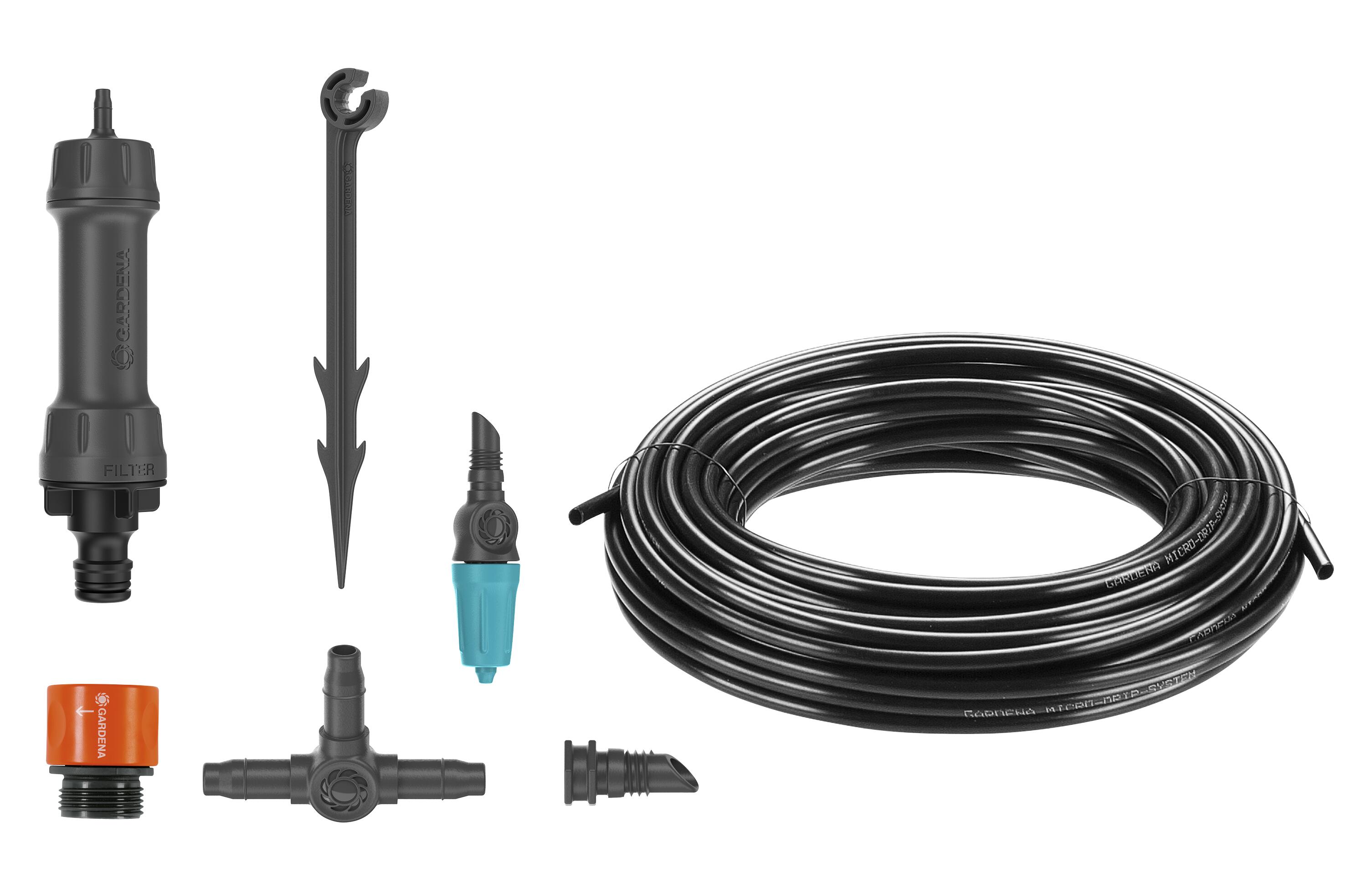 Set Balcones Micro-Drip por Goteo Premium (15 plantas)