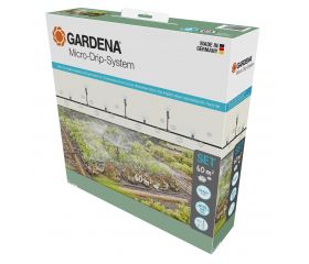 Set  Micro-Drip de hortalizas/bordes de flores con riego por goteo (60 m²)