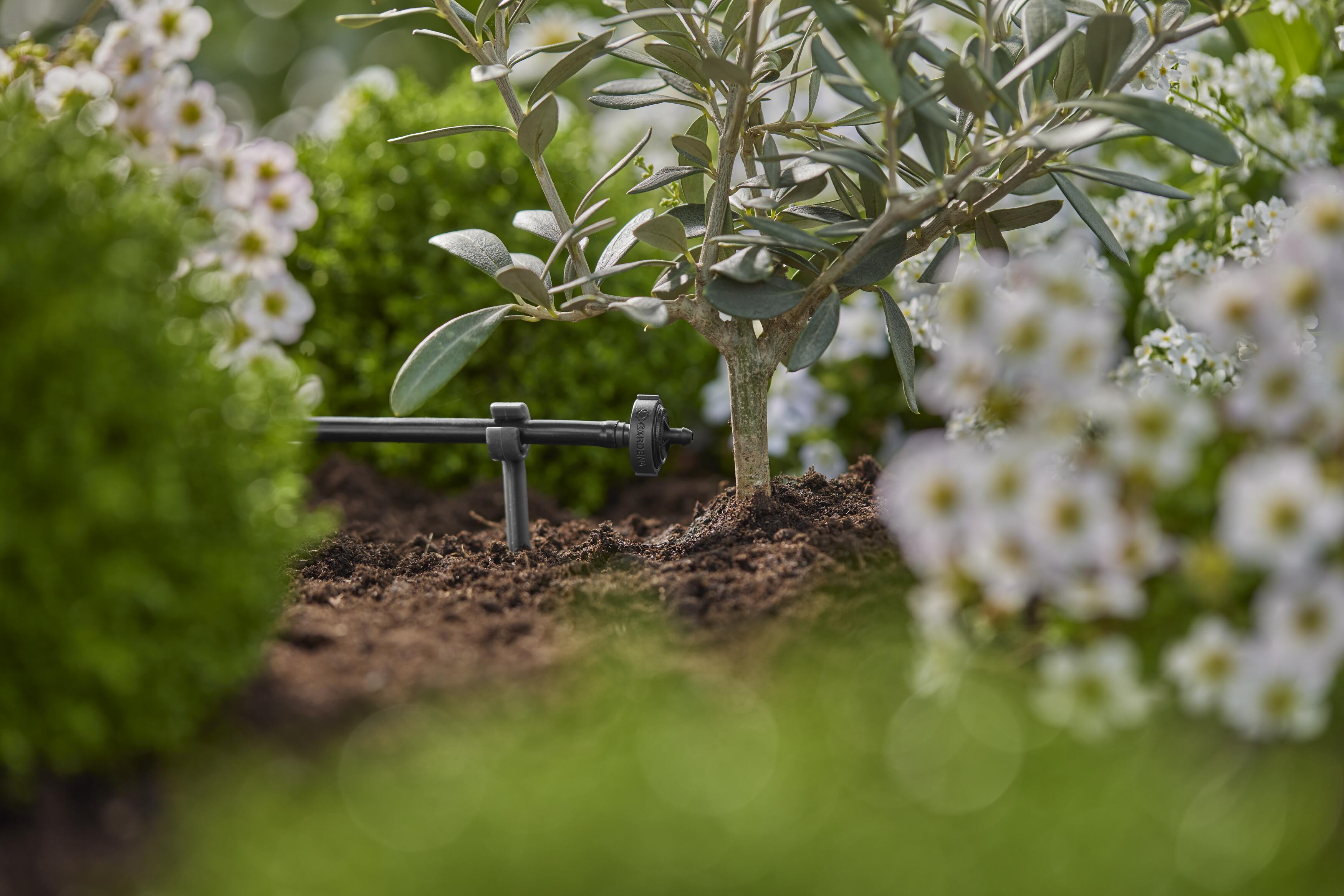 Cabezal de goteo de la línea final 2 l/h, regulación de presión