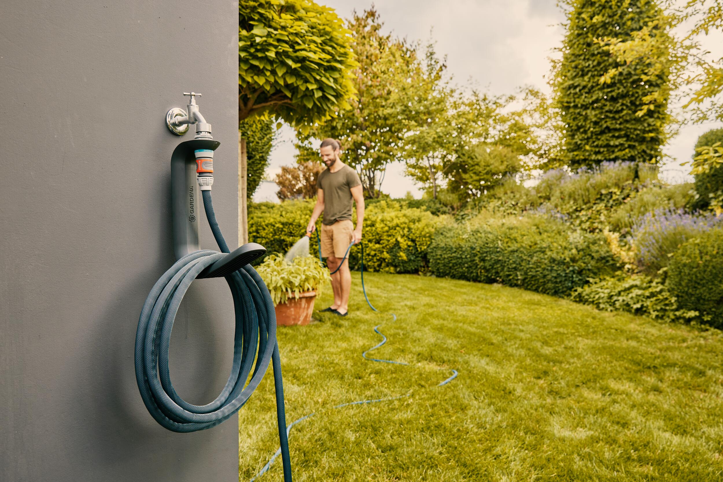 Manguera textilLiano ™ Xtreme 10 M Set con Liano ™ Tapfix