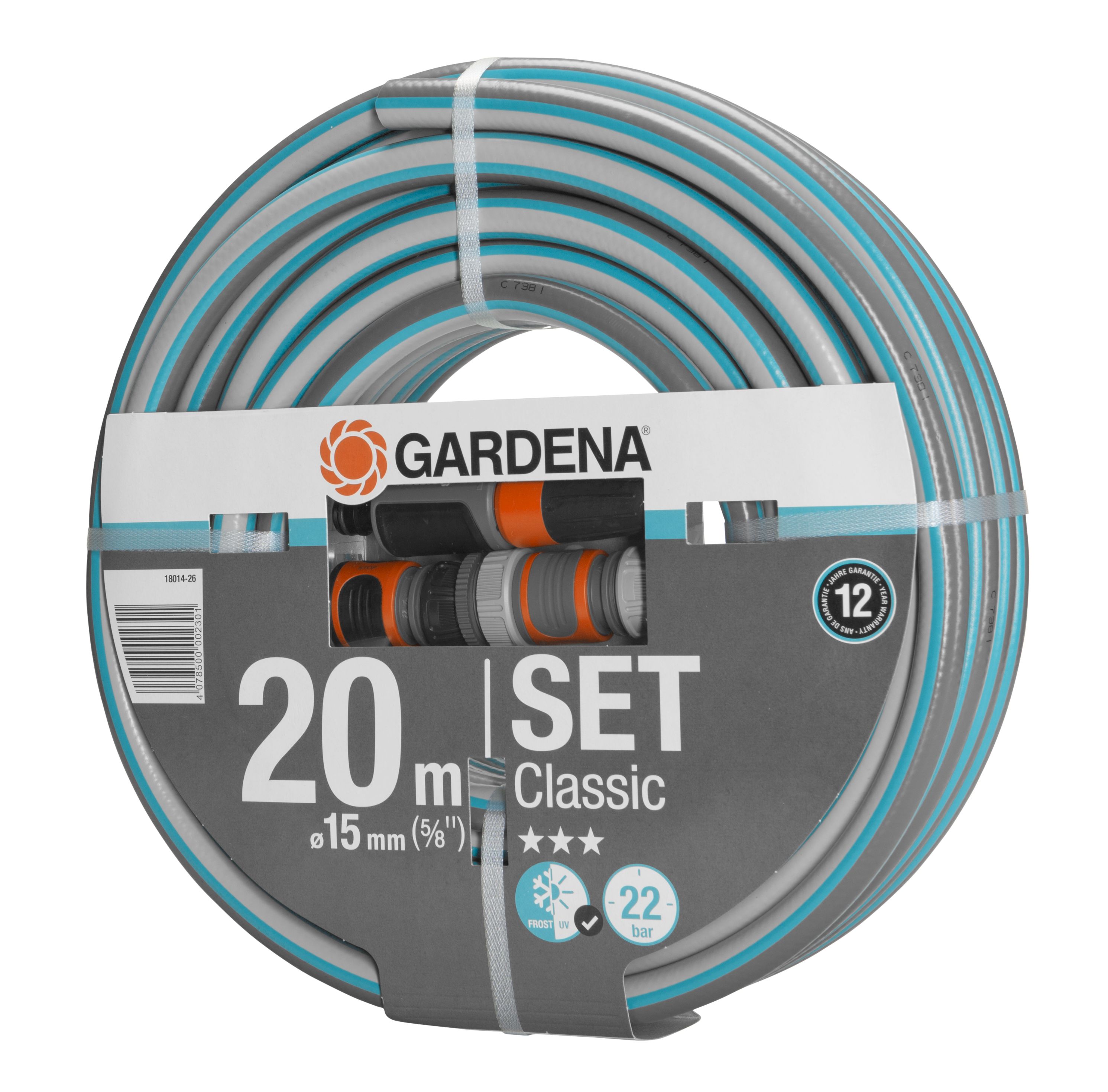 Set de manguera Classic de 20 m y Ø int. 15 mm