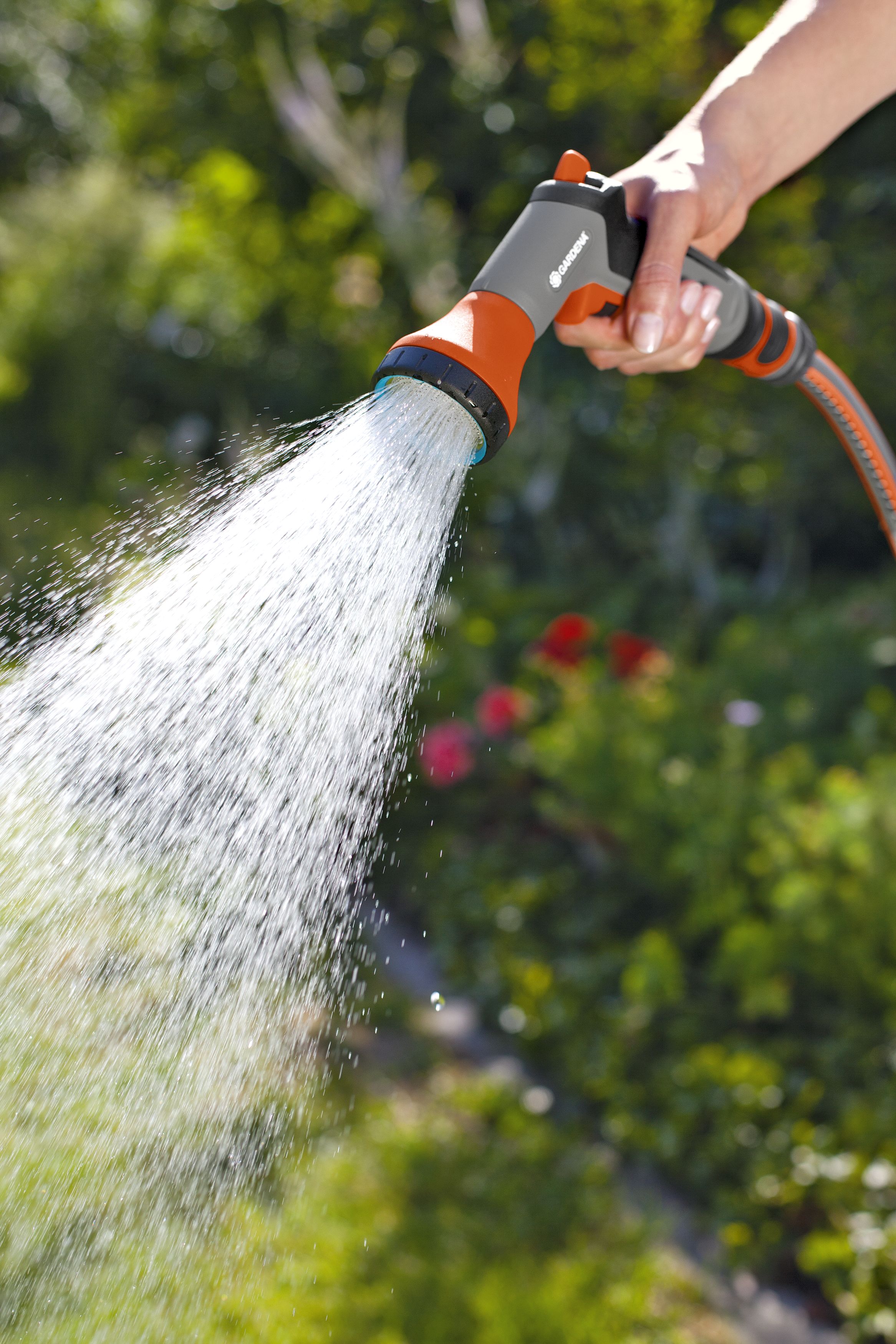 Pistola rociadora de riego multichorro Classic. Blister