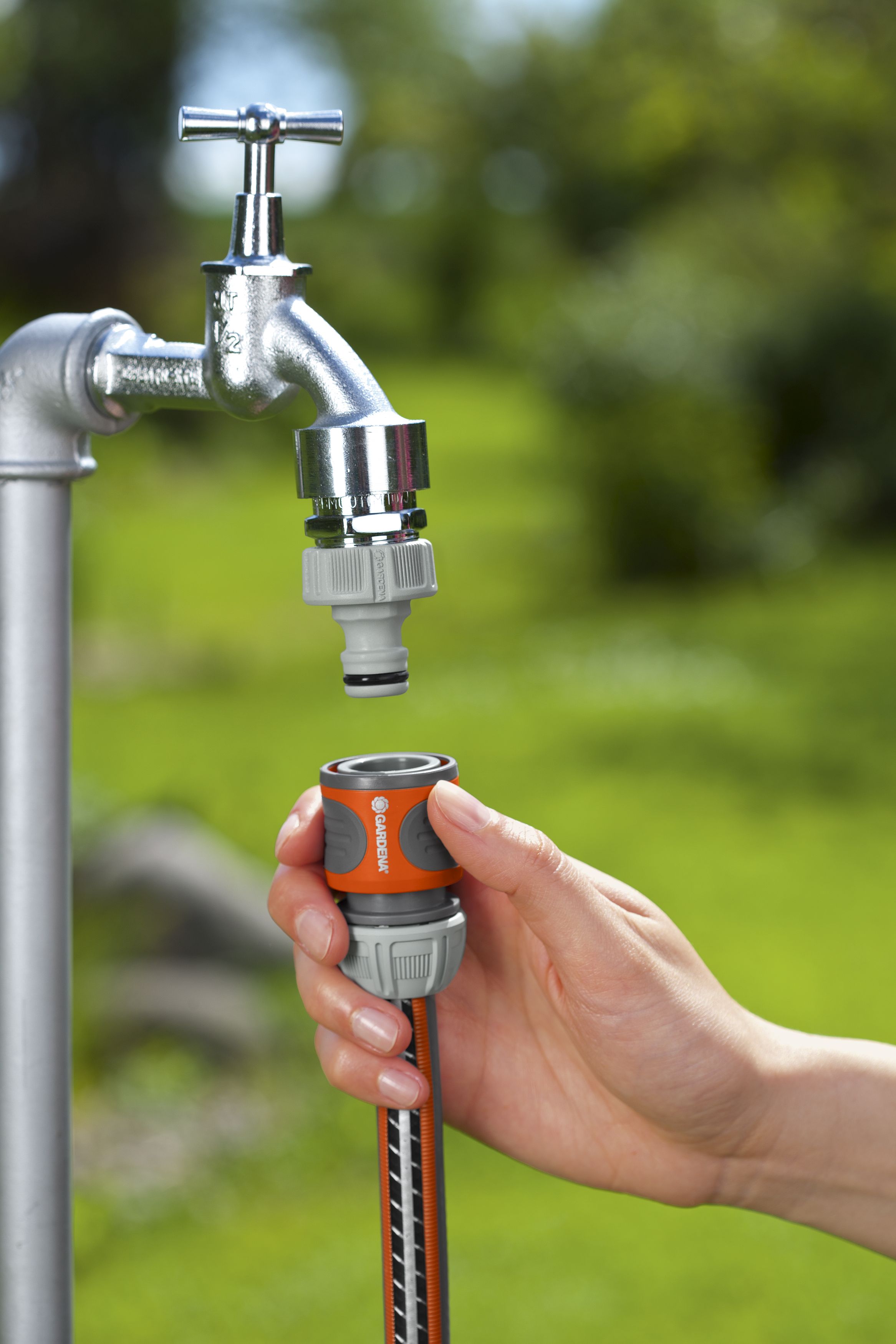 Conector rápido 13 mm (1/2\\\")- 15 mm (5/8\\\"). Blister