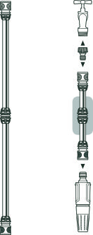 Reparador manguera GARDENA 13 mm (1/2\\\") - 15 mm (5/8\\\"). Sin blister