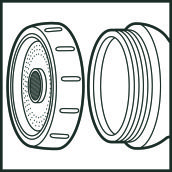 Fusil de riego Comfort para cestas colgantes