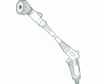 Fusil de riego Comfort para cestas colgantes
