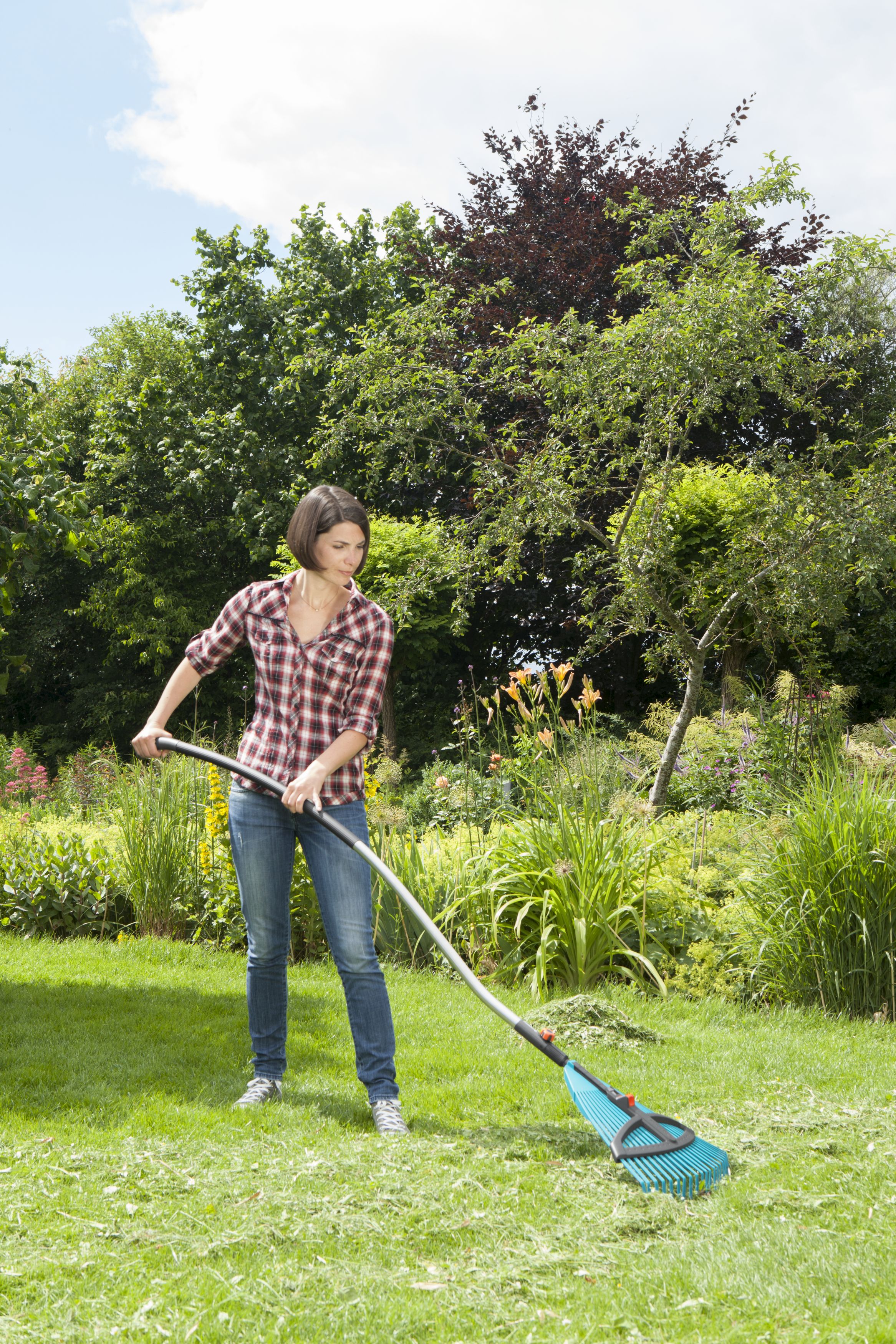Promo escoba plástico graduable Combisytem con mango 130 cm