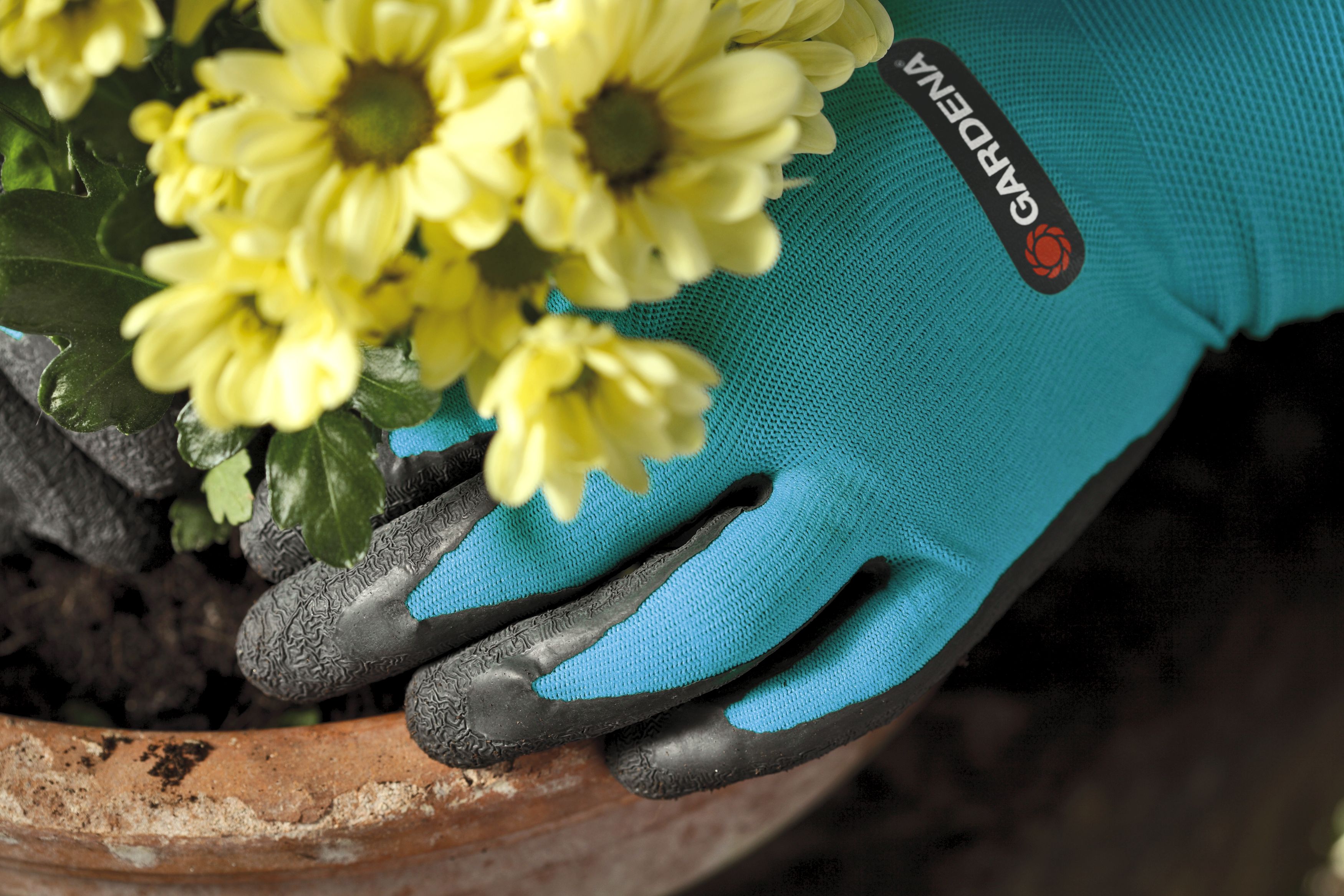 Guantes para plantar y trabajar la tierra. Talla 7 / S