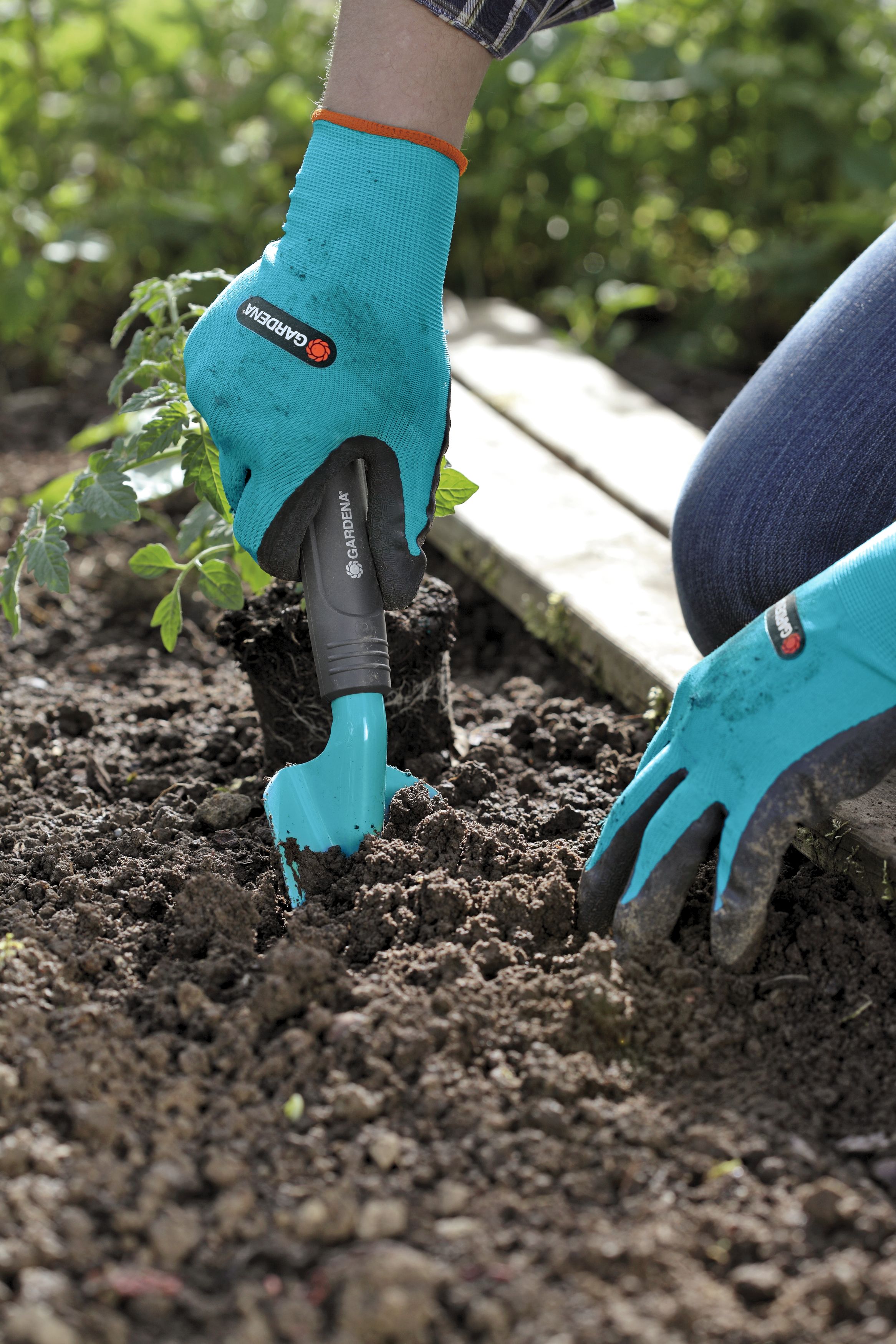 Guantes para plantar y trabajar la tierra. Talla 7 / S