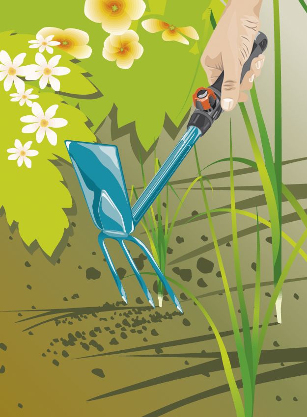 Azada tres dientes Combisystem