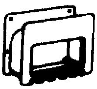 Soporte manguera mural. Modelo Grande