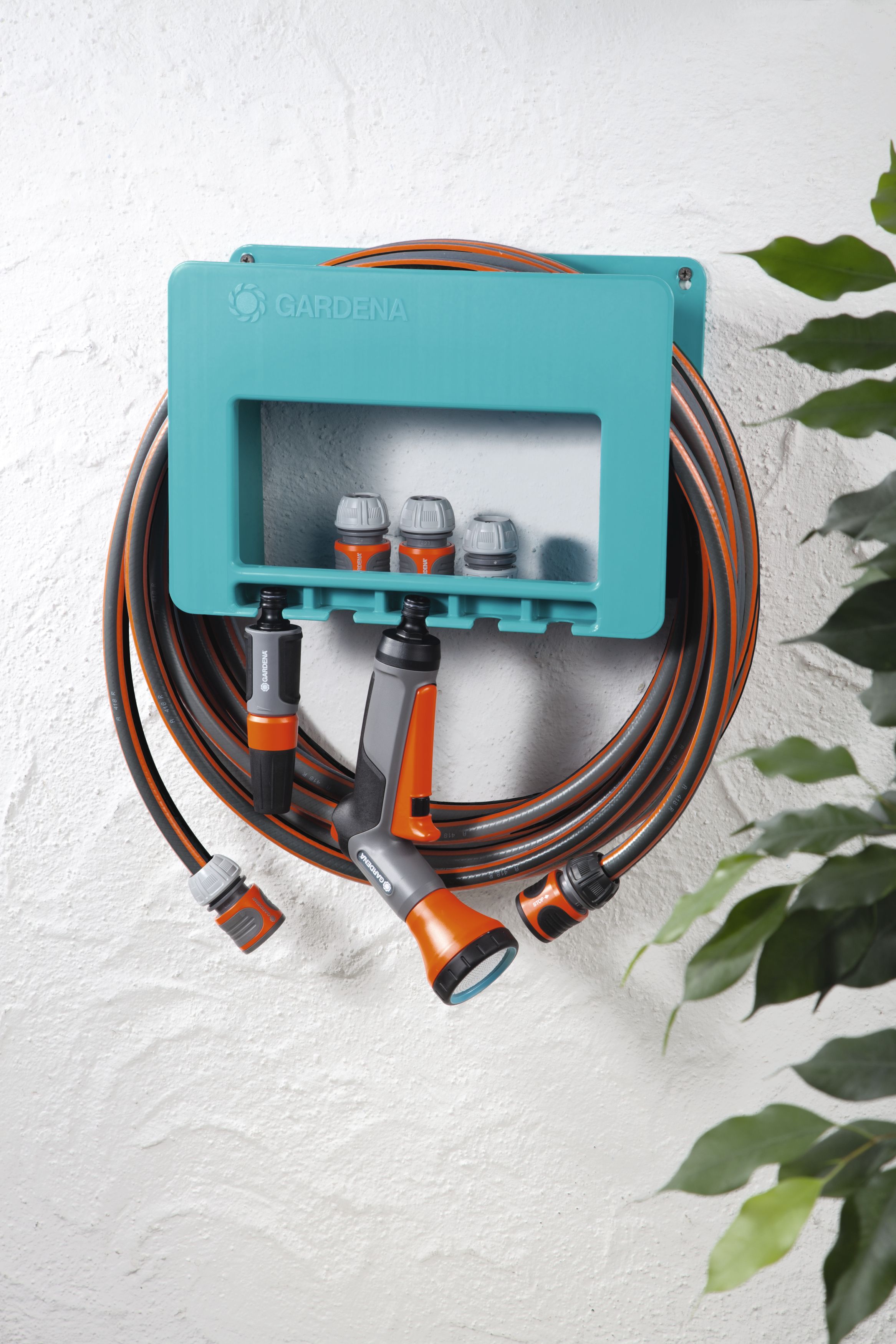 Soporte manguera mural. Modelo Grande