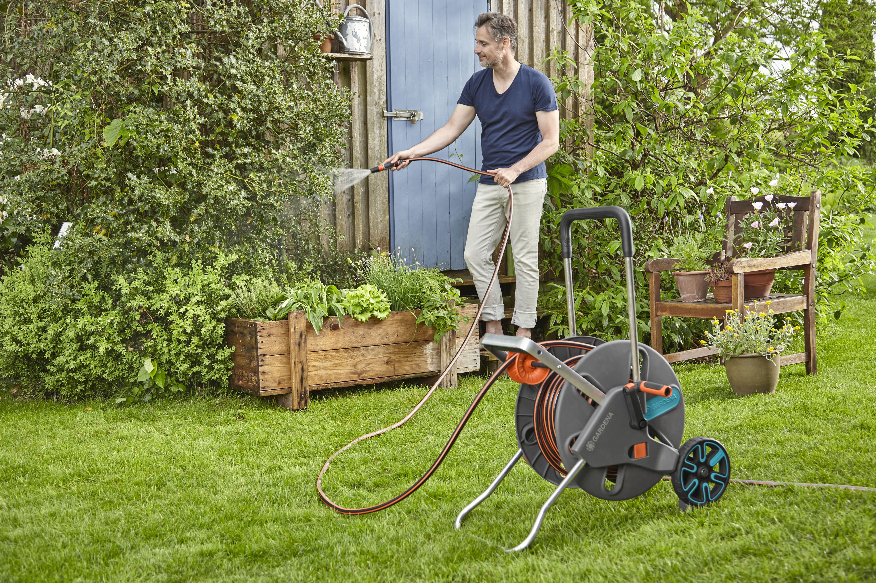 Carro portamangueras Aquaroll L Easy