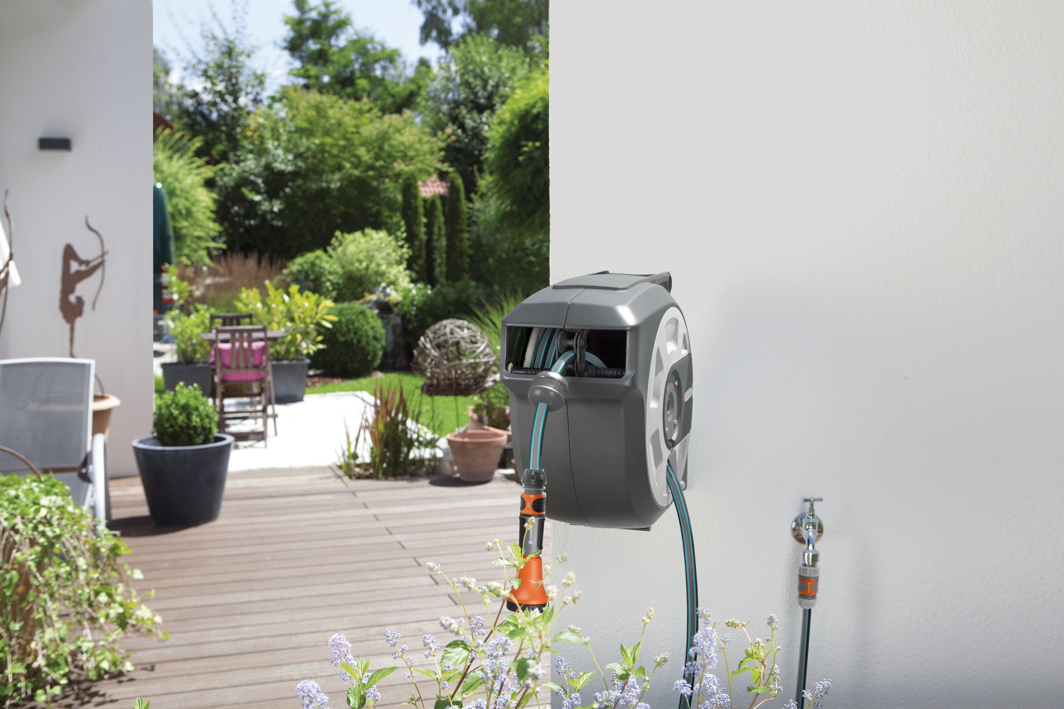 City Gardening Box de manguera automática 15 m