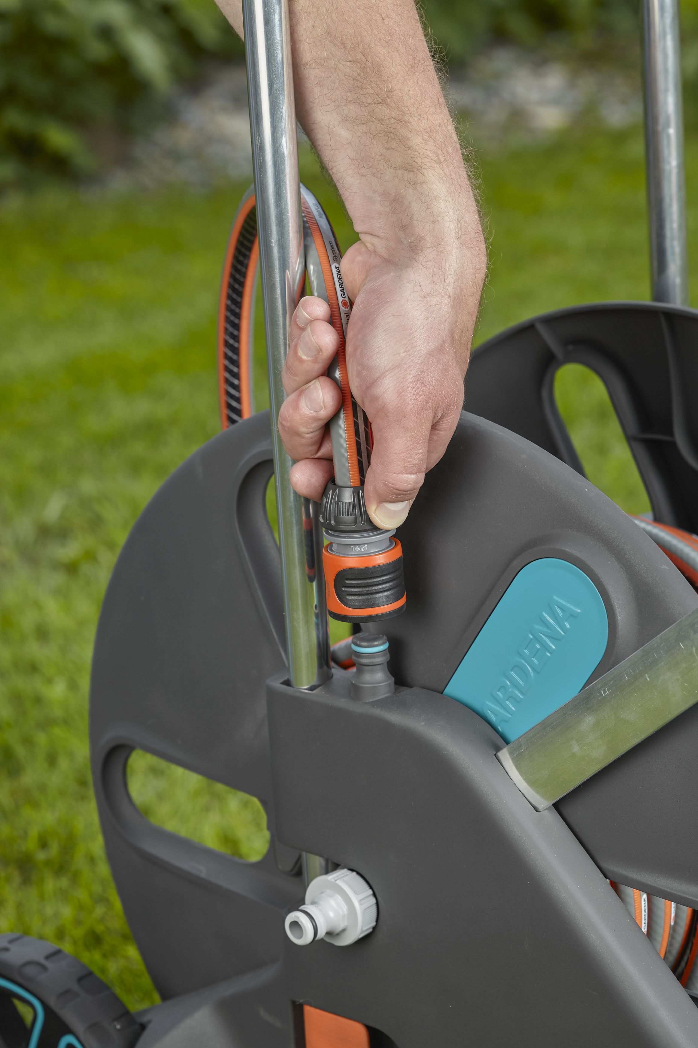 Set carro portamangueras AquaRoll M