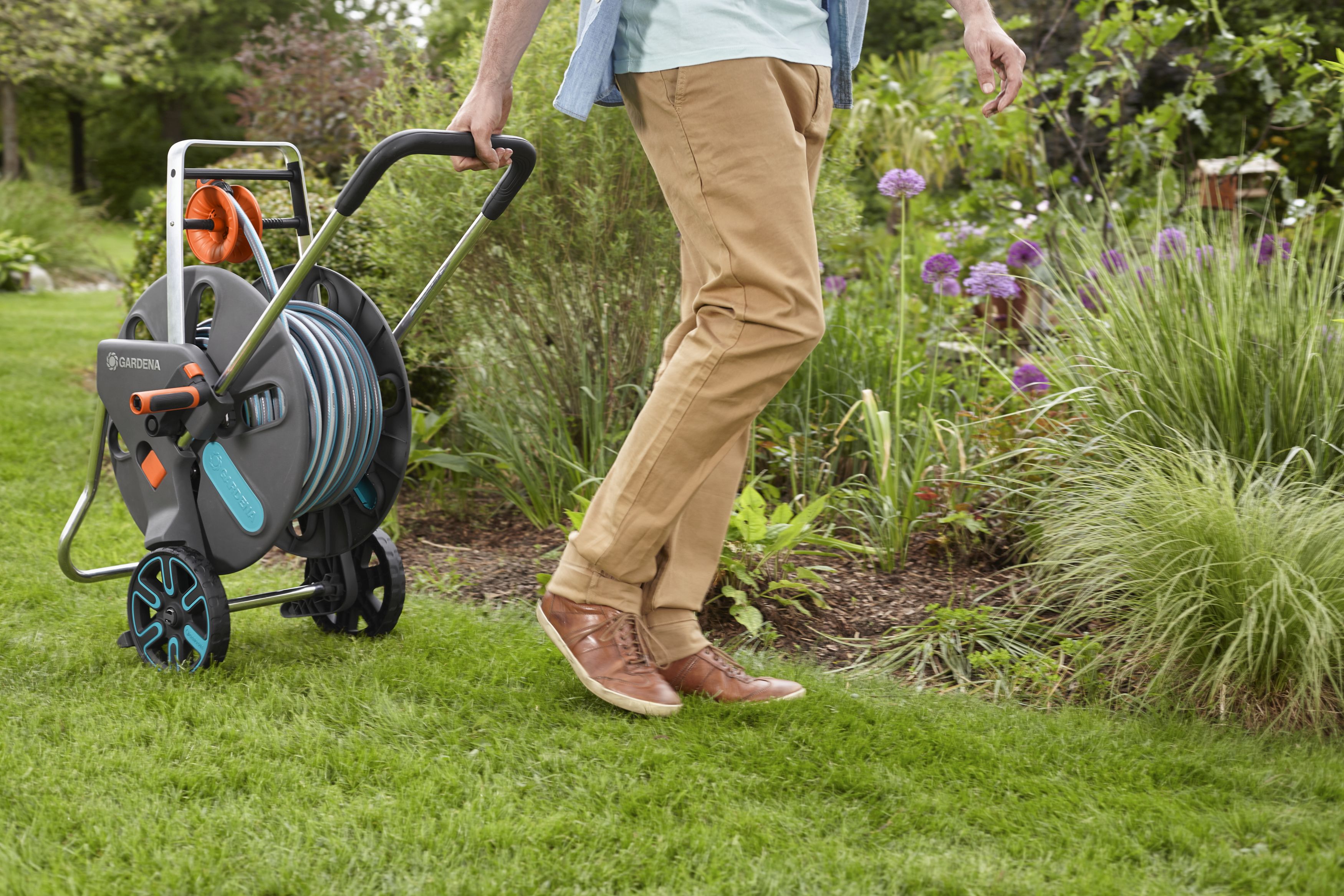 Set carro portamangueras AquaRoll L Easy