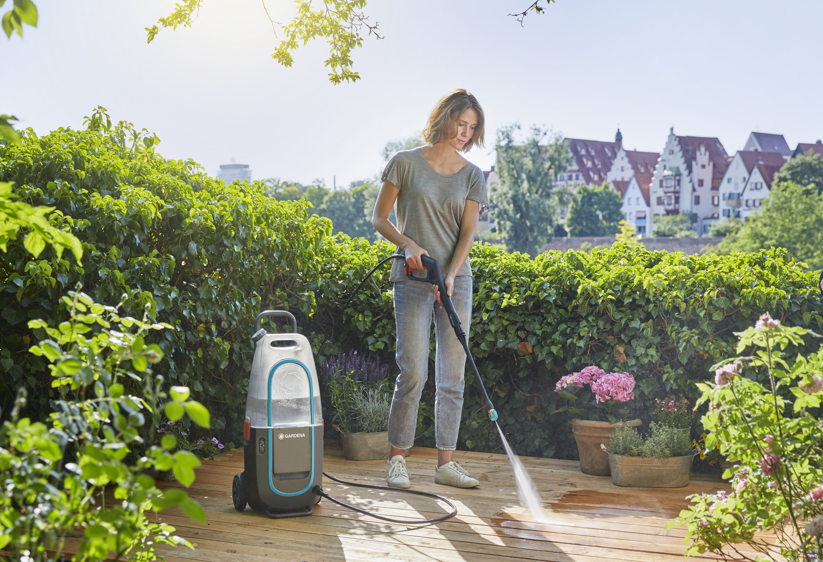 Set Limpiadora de alta presión sin batería AquaClean Li-40/60