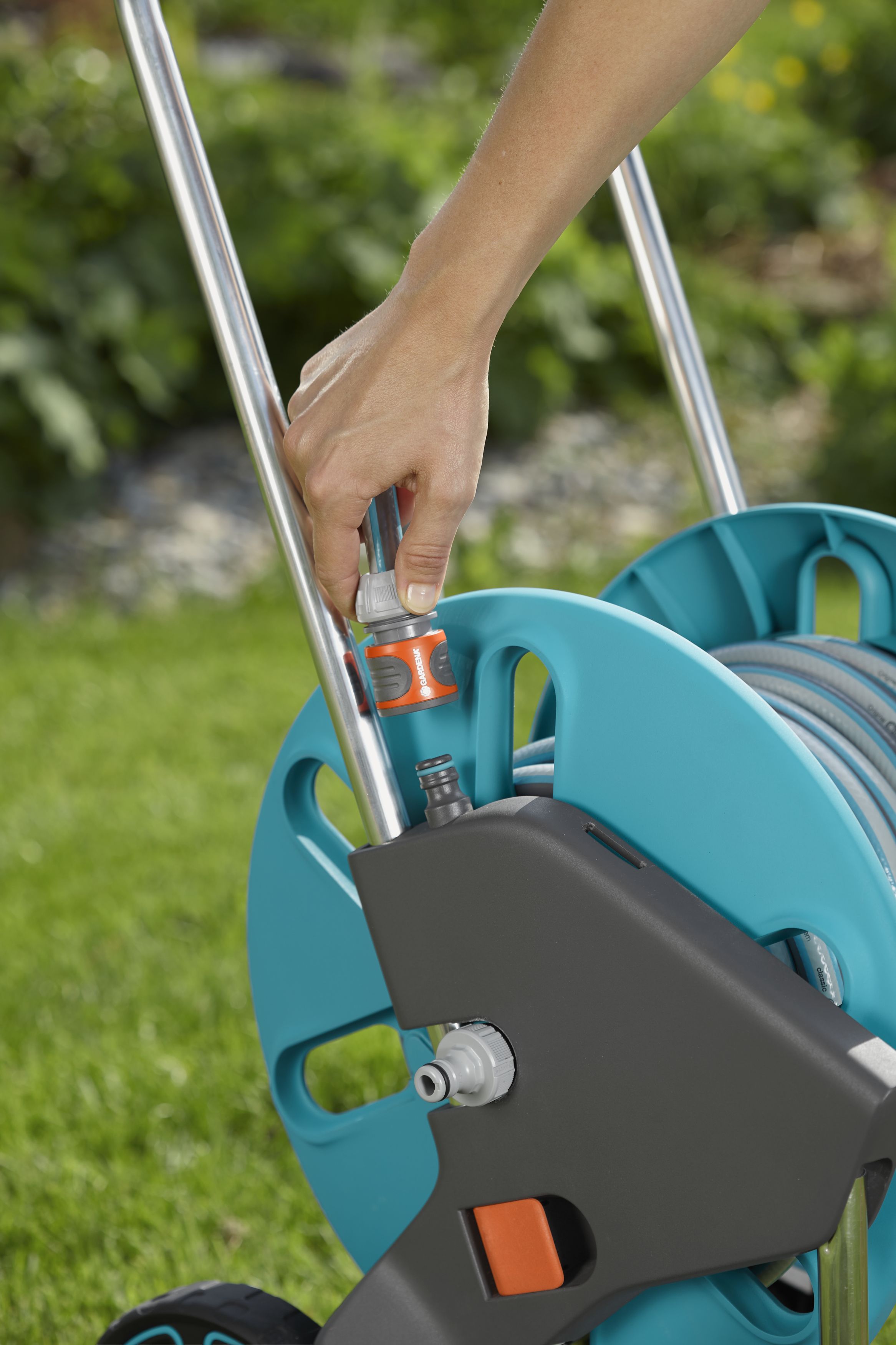 Carro Metal L Easy con manguera de 25 m