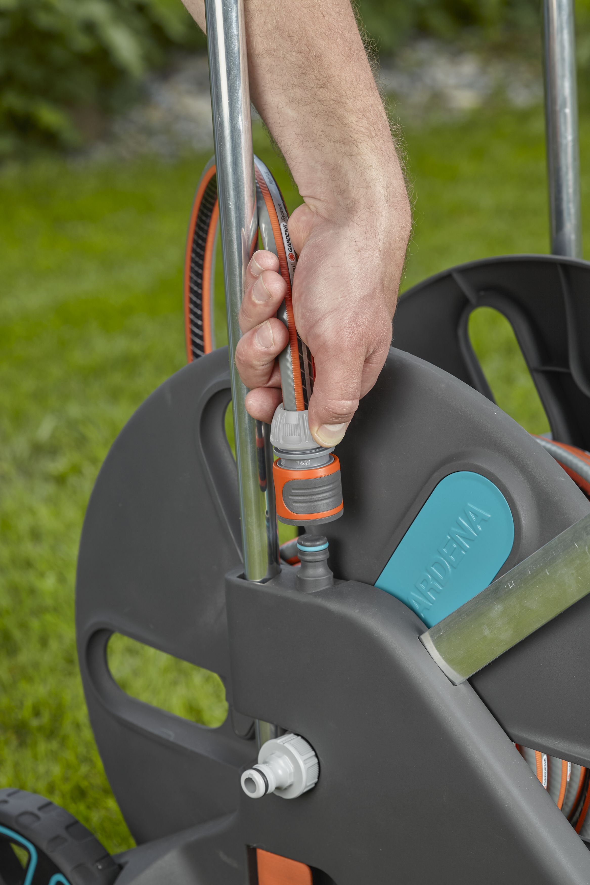 Carro Metal L Easy con manguera de 25 m