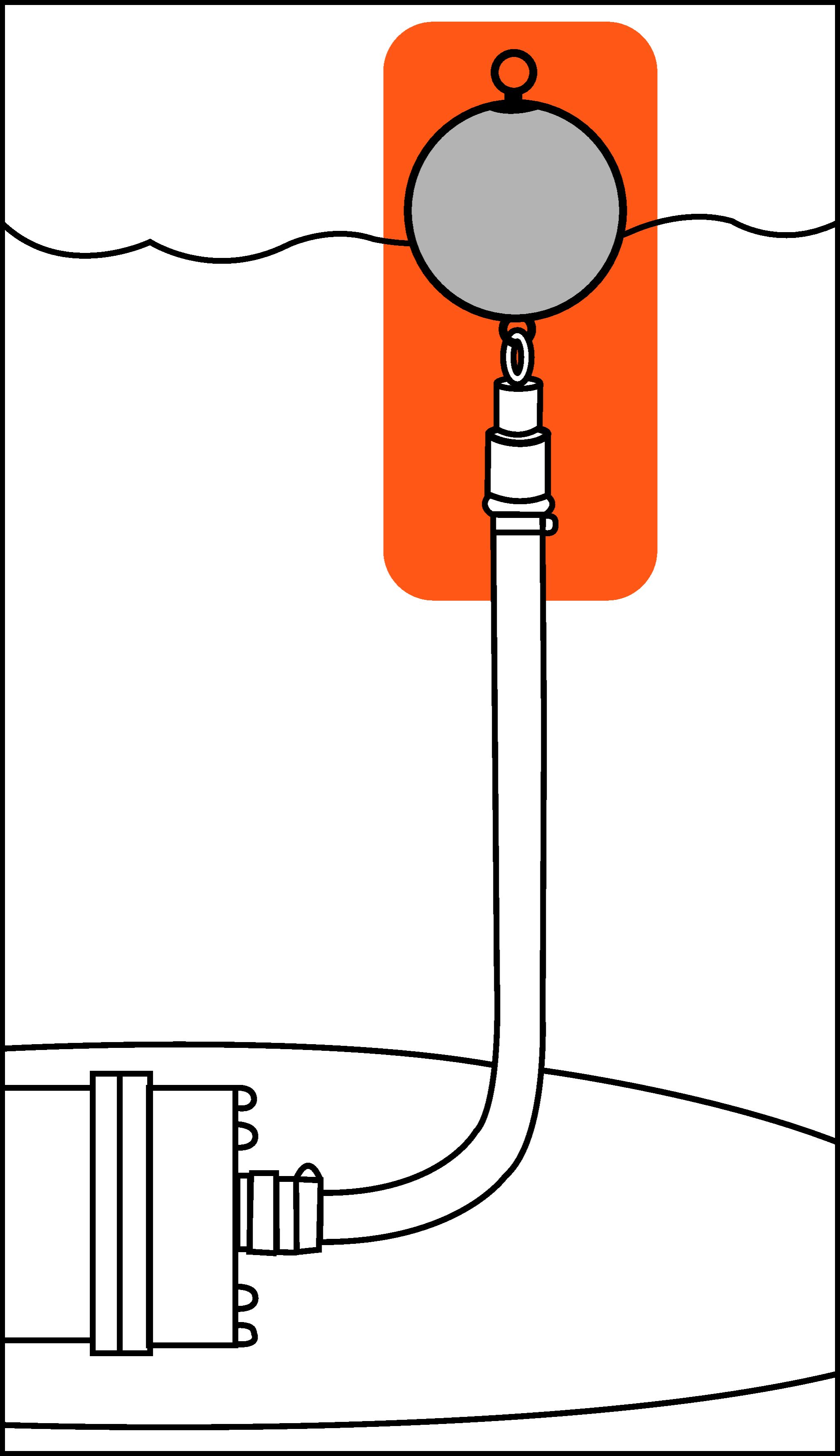Filtro y valvula de retorno flotante (1\\\")
